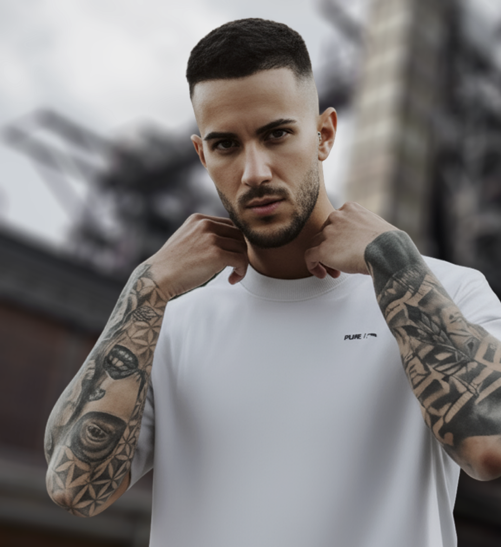 Pure X Pain  - Heavy Sweatshirt mit Sticklogo