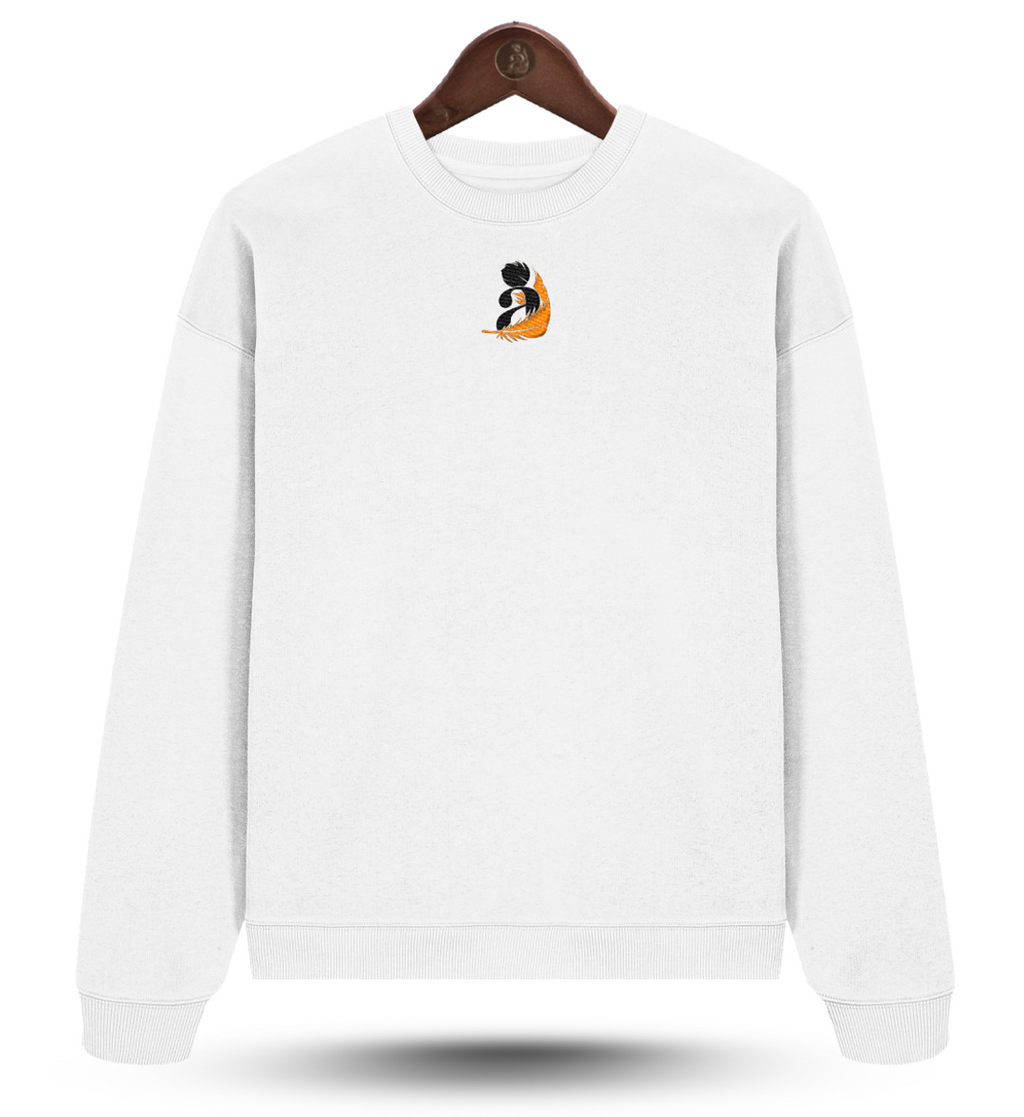 Abubilla - Oversize Sweatshirt mit Sticklogo