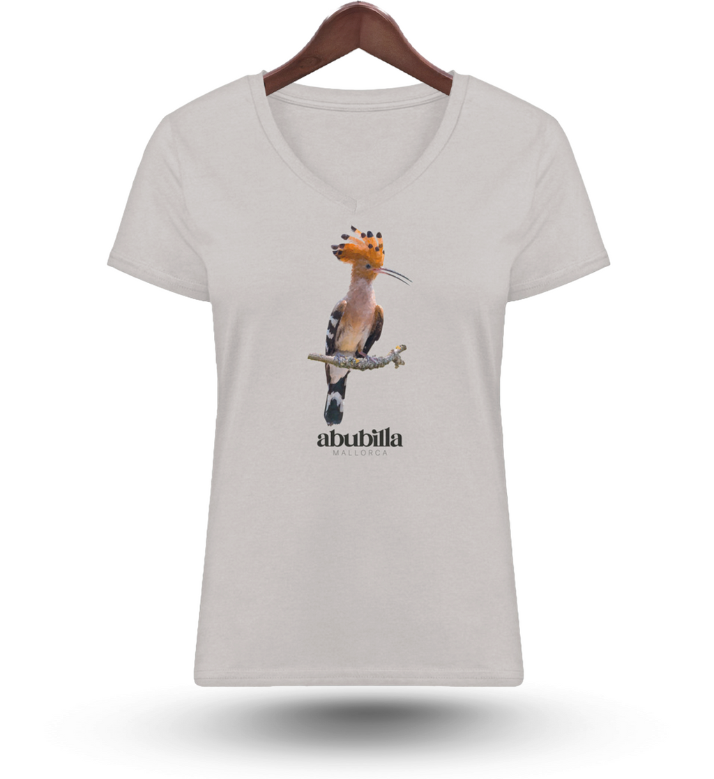 Abubilla- Organic V-Neck Shirt