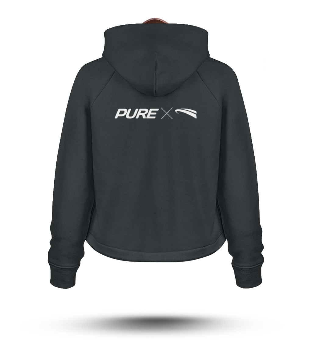 Pure X Pain - Damen Hoodie mit Kordelzugbündchen