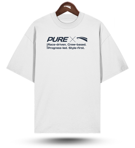Pure X Paintrain  - Organic Oversized Shirt ST/ST