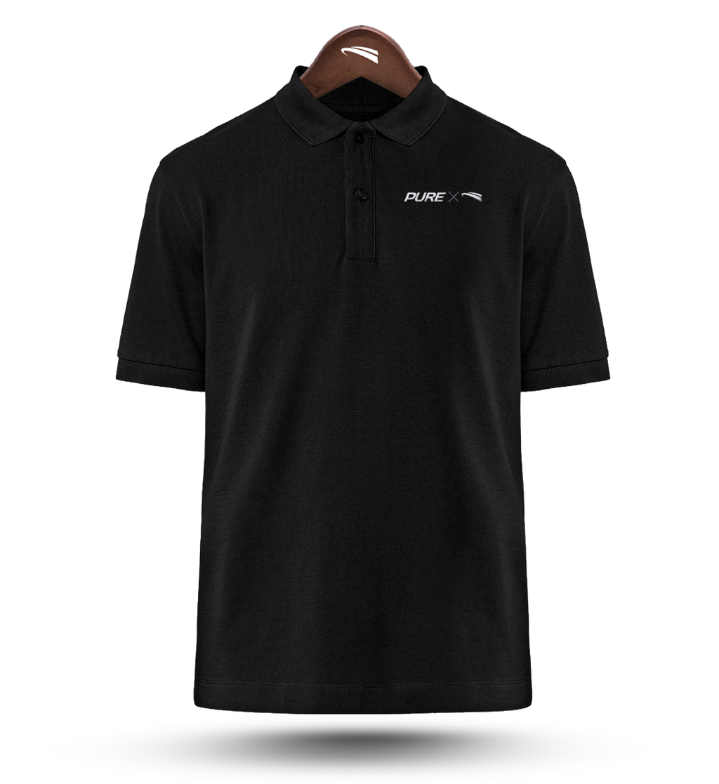 Pure X Pain  - Polo Shirt  mit Sticklogo