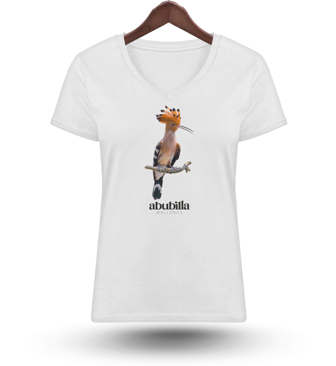 Abubilla- Organic V-Neck Shirt