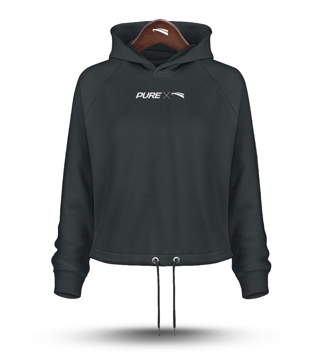 Pure X Pain - Damen Hoodie mit Kordelzugbündchen