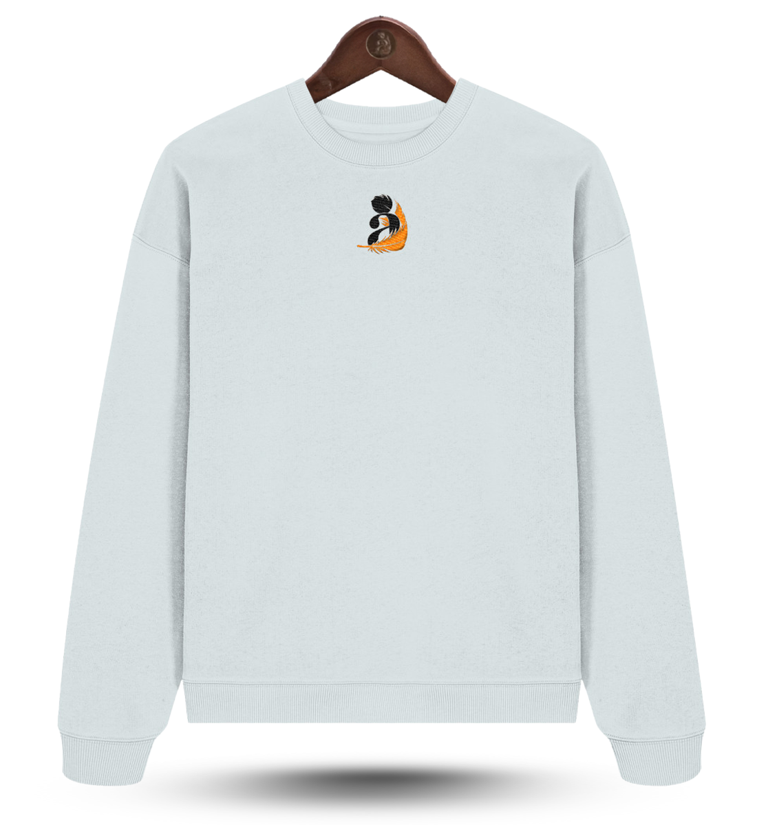 Abubilla - Oversize Sweatshirt mit Sticklogo