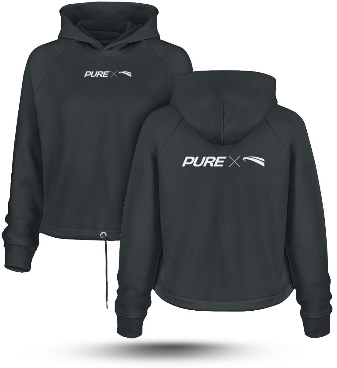 Pure X Pain - Damen Hoodie mit Kordelzugbündchen