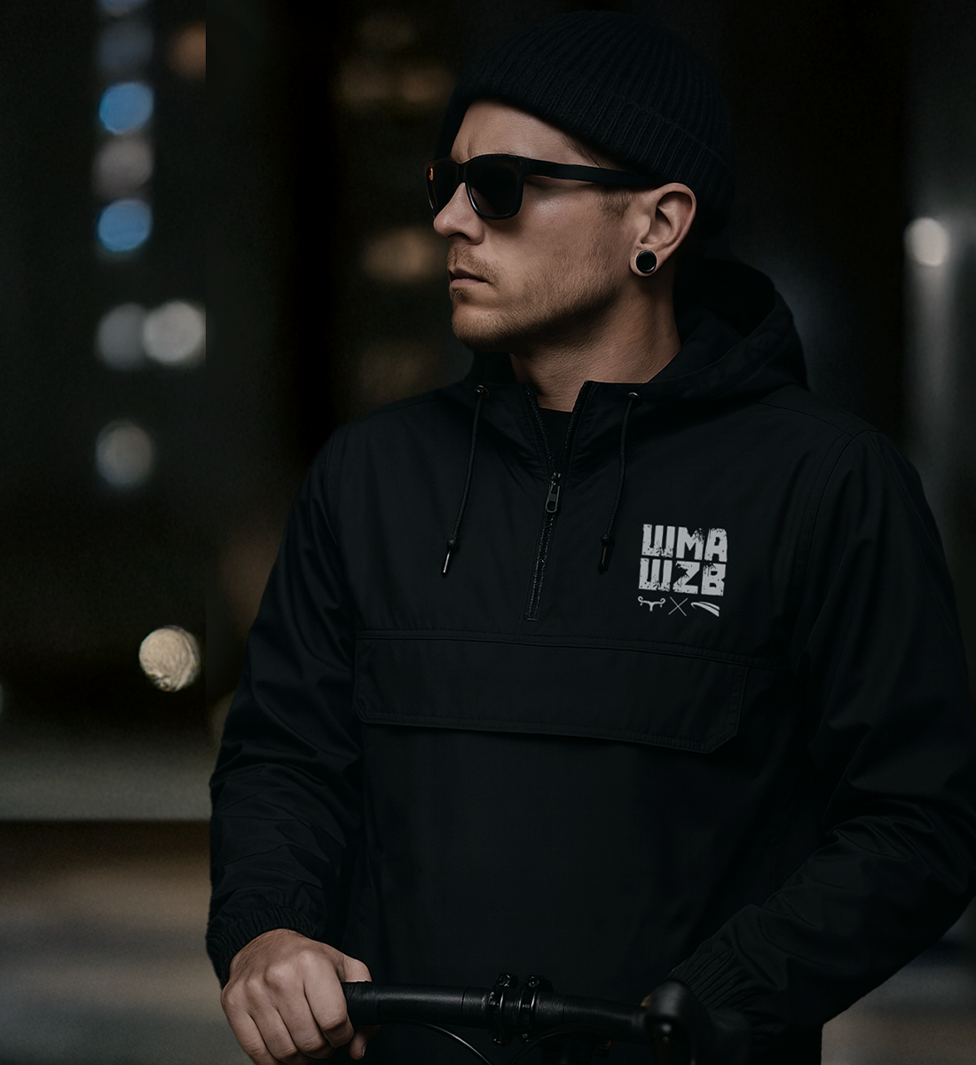 WMAWZB  - Urban Windbreaker mit Sticklogo