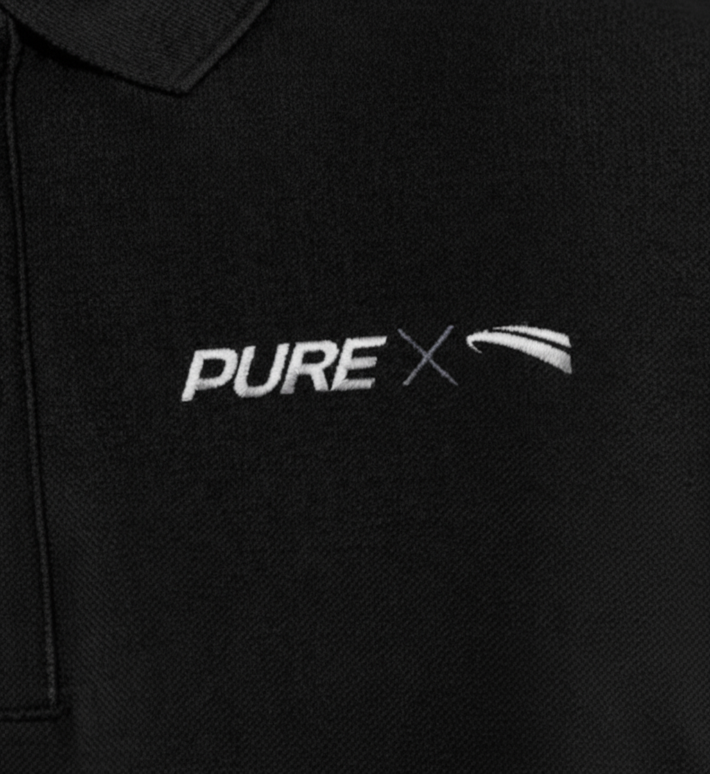 Pure X Pain  - Polo Shirt  mit Sticklogo