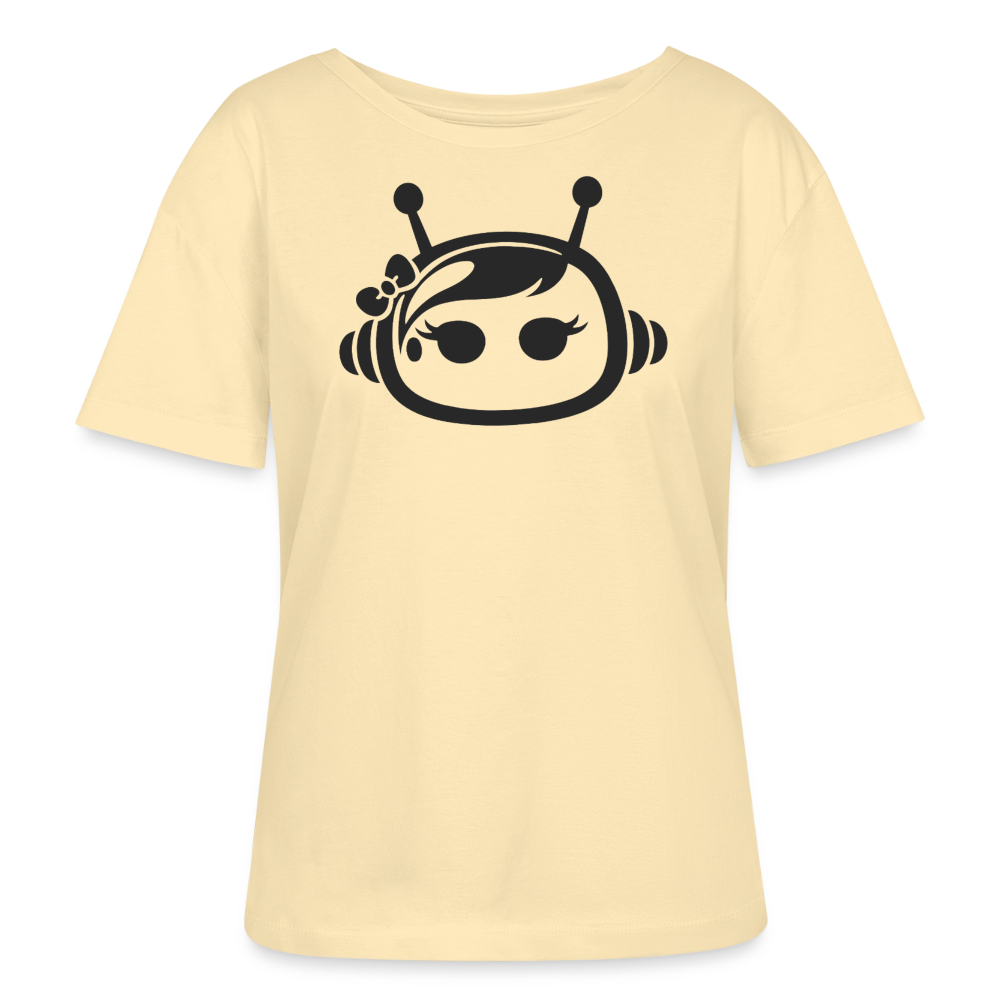 AI Femal Bot Frauen Bio-T-Shirt - Creme