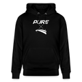 Pure x Pain Unisex Hoodie Dunkel mit Signature-Frontprint - Schwarz