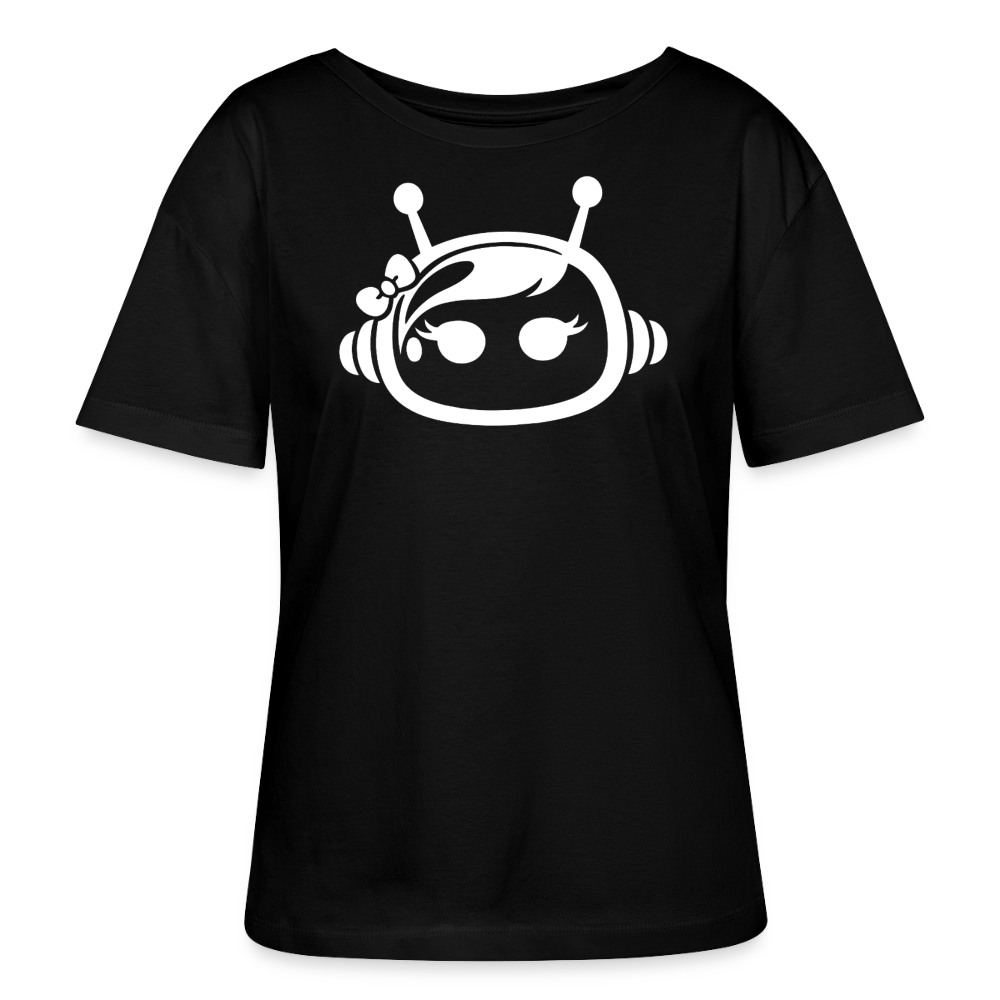 AI Female Bot Frauen Bio-T-Shirt - Schwarz
