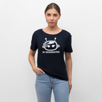 AI Generated Female Bot Frauen Bio-T-Shirt - Navy