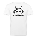 AI Generated Unisex Bio-T-Shirt Frontprint - Weiß