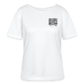 WMAWZB Damen T-Shirt Hell mit Logo Backprint - Weiß