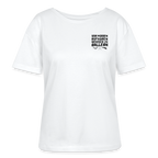 WMAWZB Damen T-Shirt Hell mit Logo Backprint - Weiß