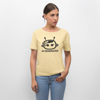 AI Generated Female Bot Frauen Bio-T-Shirt - Creme