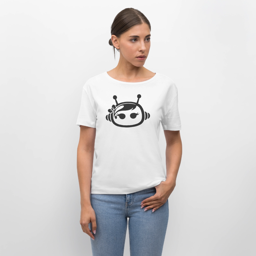 AI Femal Bot Frauen Bio-T-Shirt - Weiß