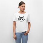 AI Femal Bot Frauen Bio-T-Shirt - Weiß