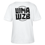 WMAWZB Damen T-Shirt Hell mit Logo Backprint - Weiß