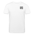 WMAWZB Unisex T-Shirt Hell mit Logo Backprint - Weiß