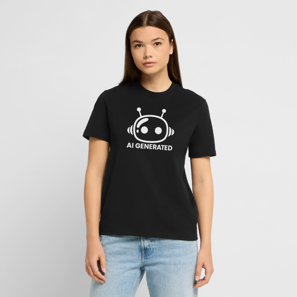 AI Generated  Unisex T-Shirt Frontprint - Schwarz