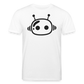 AI Bot Bio-T-Shirt mit Frontprint - Weiß