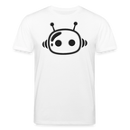AI Bot Bio-T-Shirt mit Frontprint - Weiß