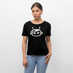 AI Female Bot Frauen Bio-T-Shirt - Schwarz