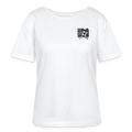 WMAWZB Damen T-Shirt Hell mit Statement Backprint - Weiß