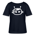 AI Female Bot Frauen Bio-T-Shirt - Navy