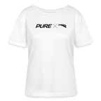 Pure x Pain Damen T-Shirt Hell mit Logo-Frontprint - Weiß