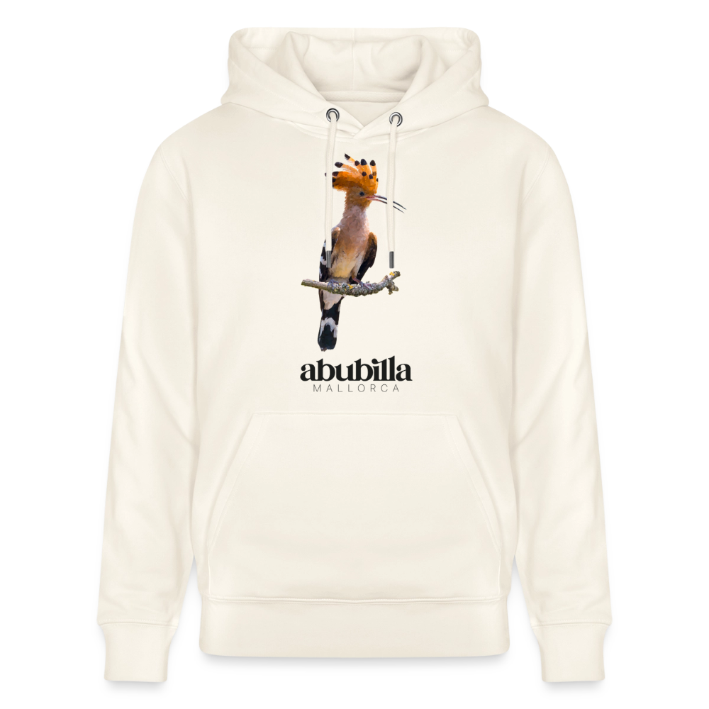 Abubilla Unisex Bio-Hoodie - Naturweiß 