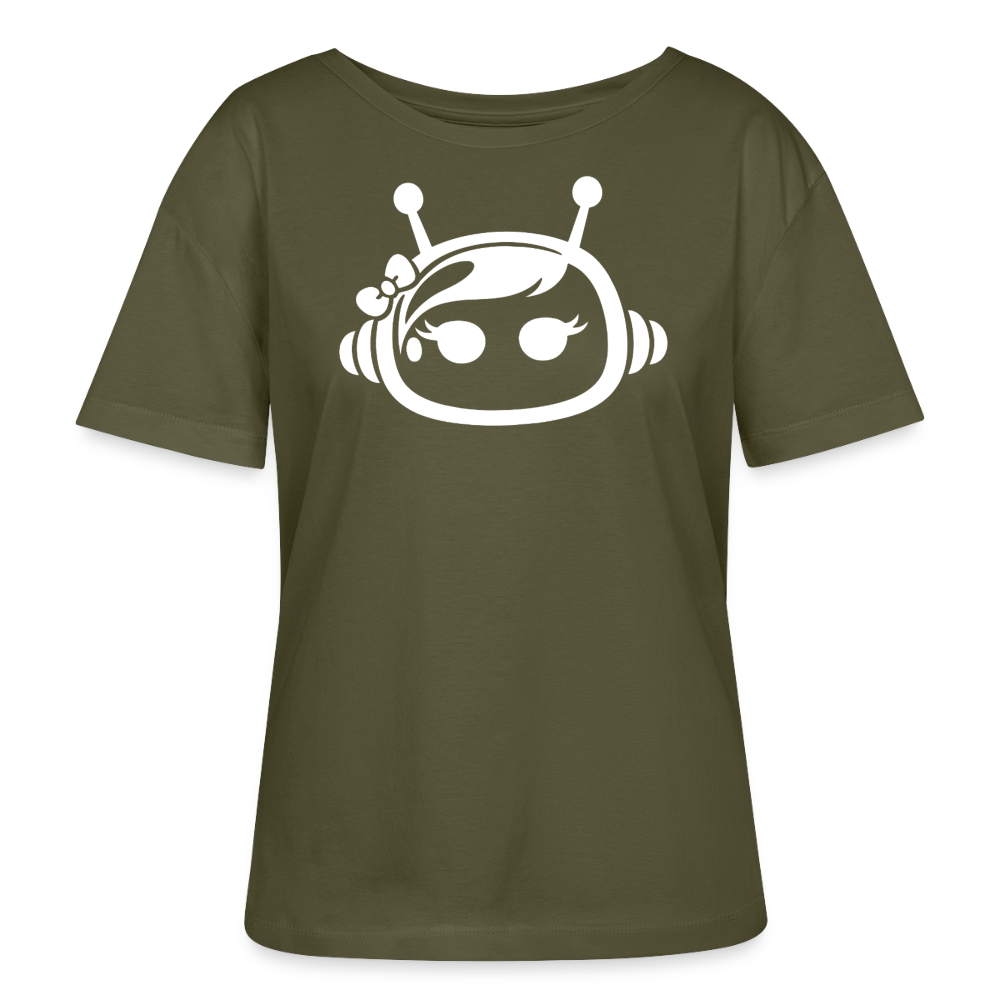 AI Female Bot Frauen Bio-T-Shirt - Khaki