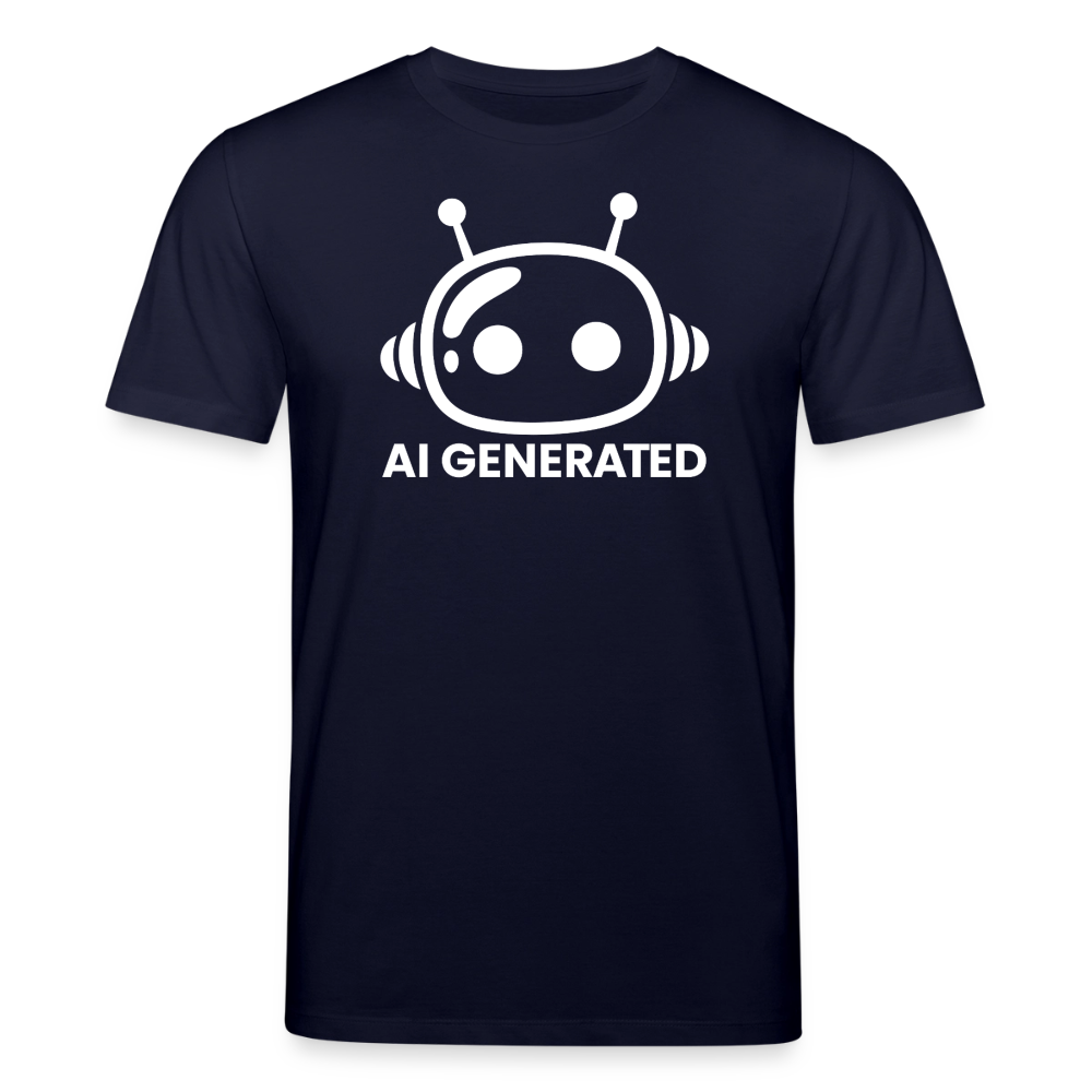 AI Generated  Unisex T-Shirt Frontprint - Navy