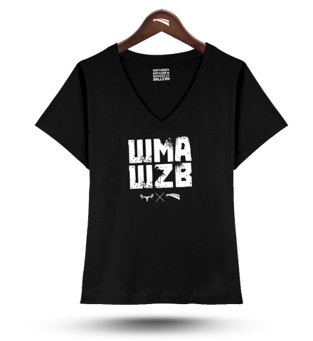 WMAWZB - Damen Organic V-Neck T-Shirt ST/ST
