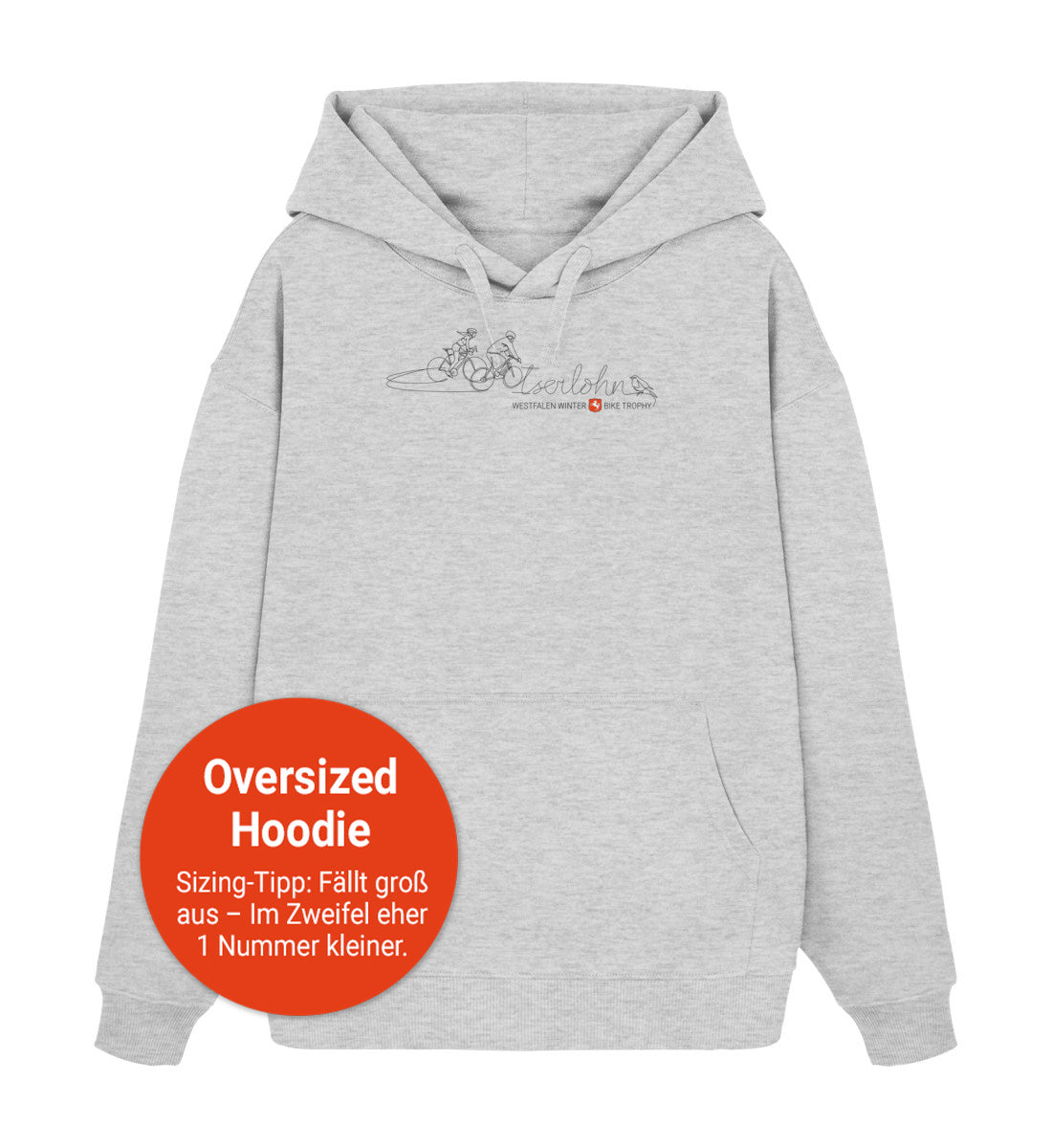 Winter Bike Iserlohn  - Organic Oversized Hoodie 2.0 ST/ST