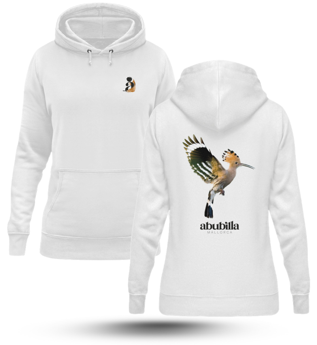 Abubilla - Damen Premium Hoodie white
