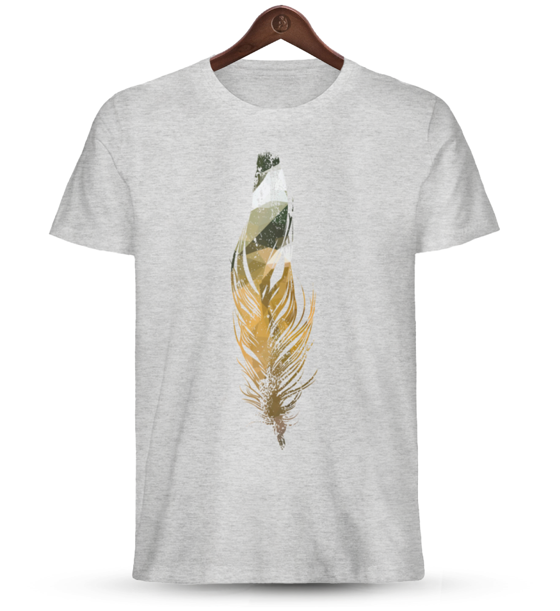 Abubilla - Organic T-Shirt  Heather Grey