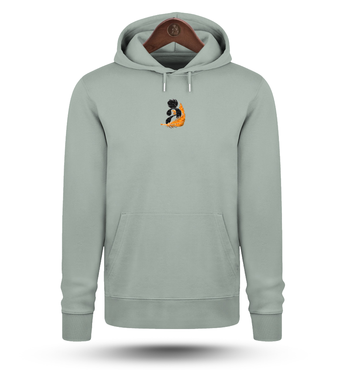 Abubilla  - Premium Organic Hoodie  mit Stick Aloe