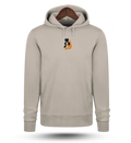 Abubilla  - Premium Organic Hoodie  mit Stick desert dust