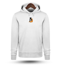 Abubilla  - Premium Organic Hoodie  mit Stick white