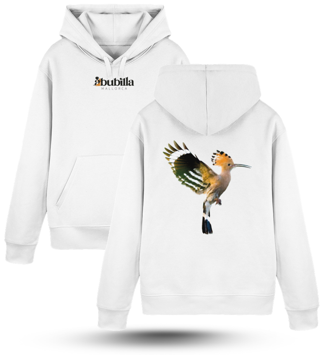 Abubilla - Premium Oversized Hoodie white