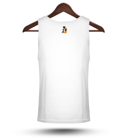 Abubilla  - Relaxed Tanktop White Back