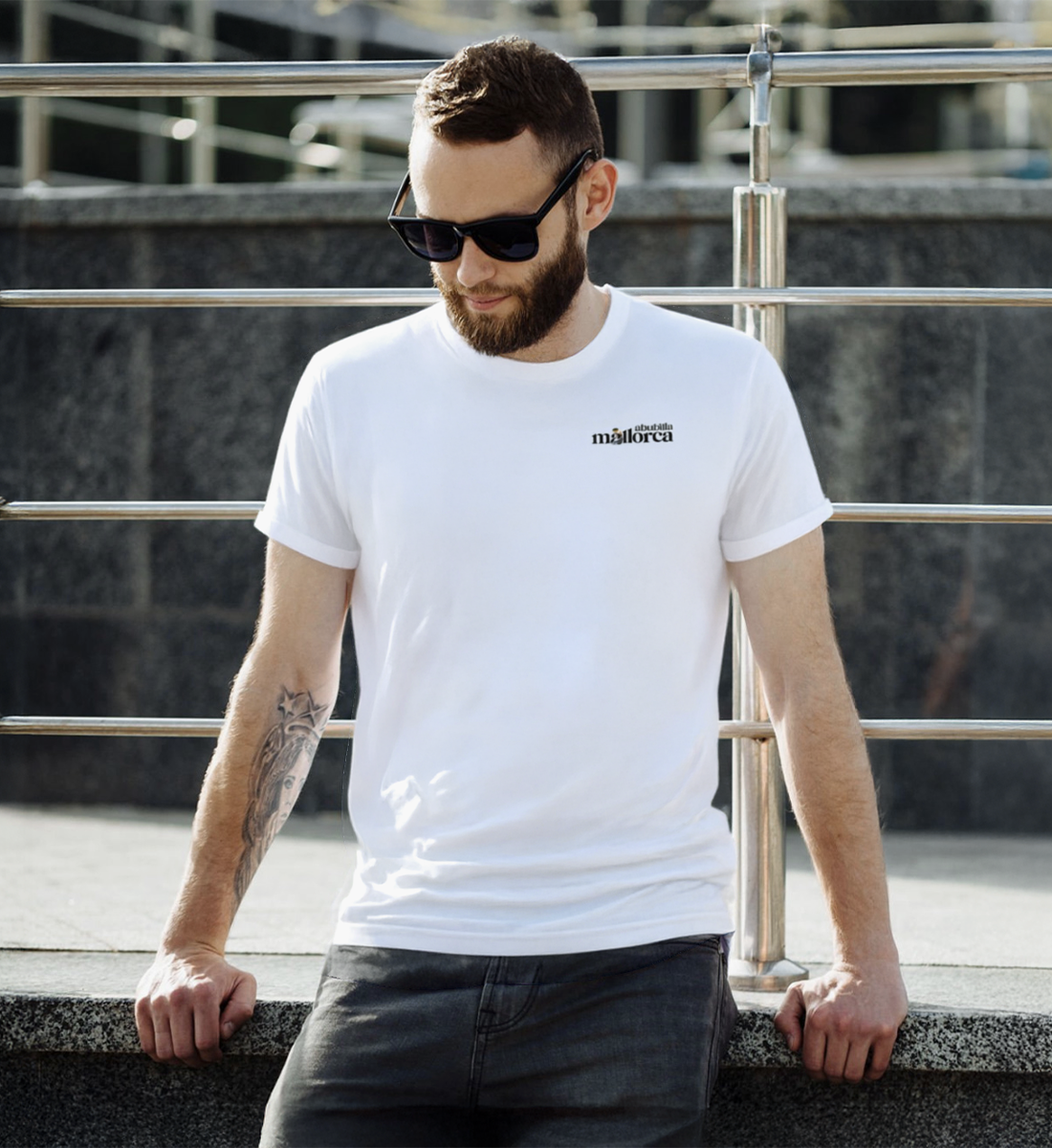 Abubilla - Roll Up Shirt white