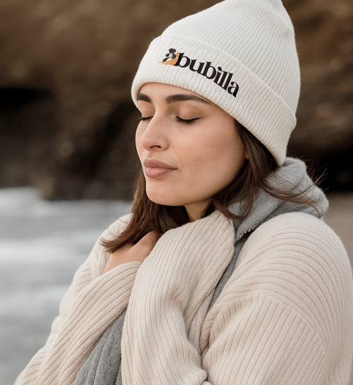 Abubilla Beanie white