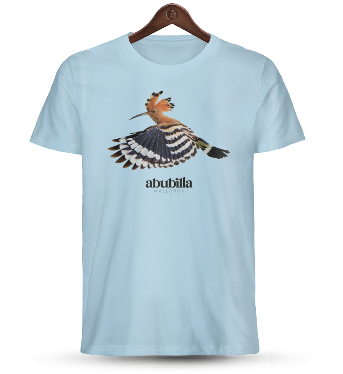 Abubilla Organic Tshirt Sky blue