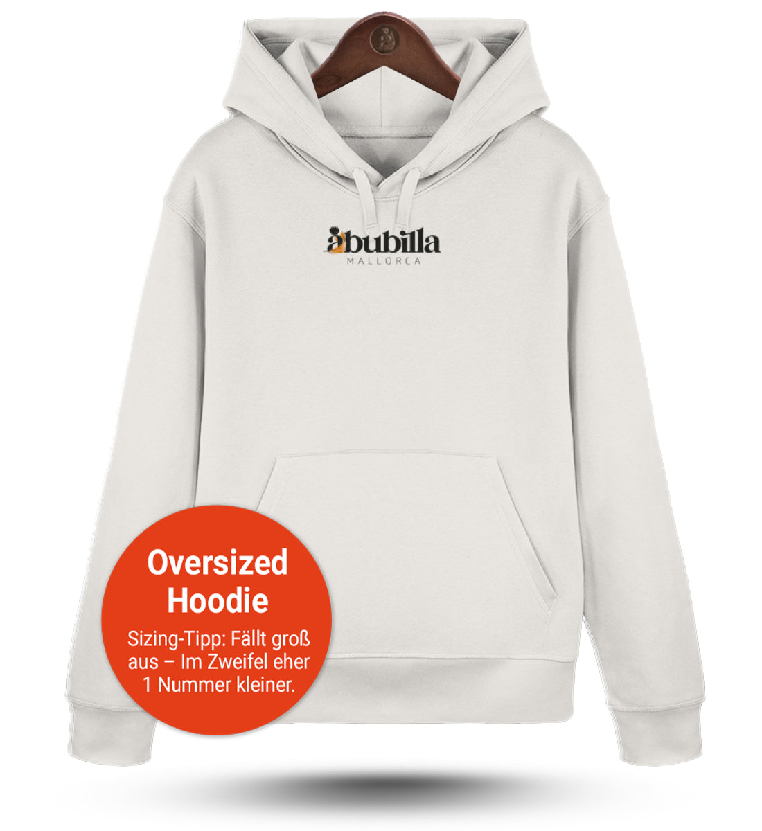 Abubilla Oversized Hoodie Vintage White