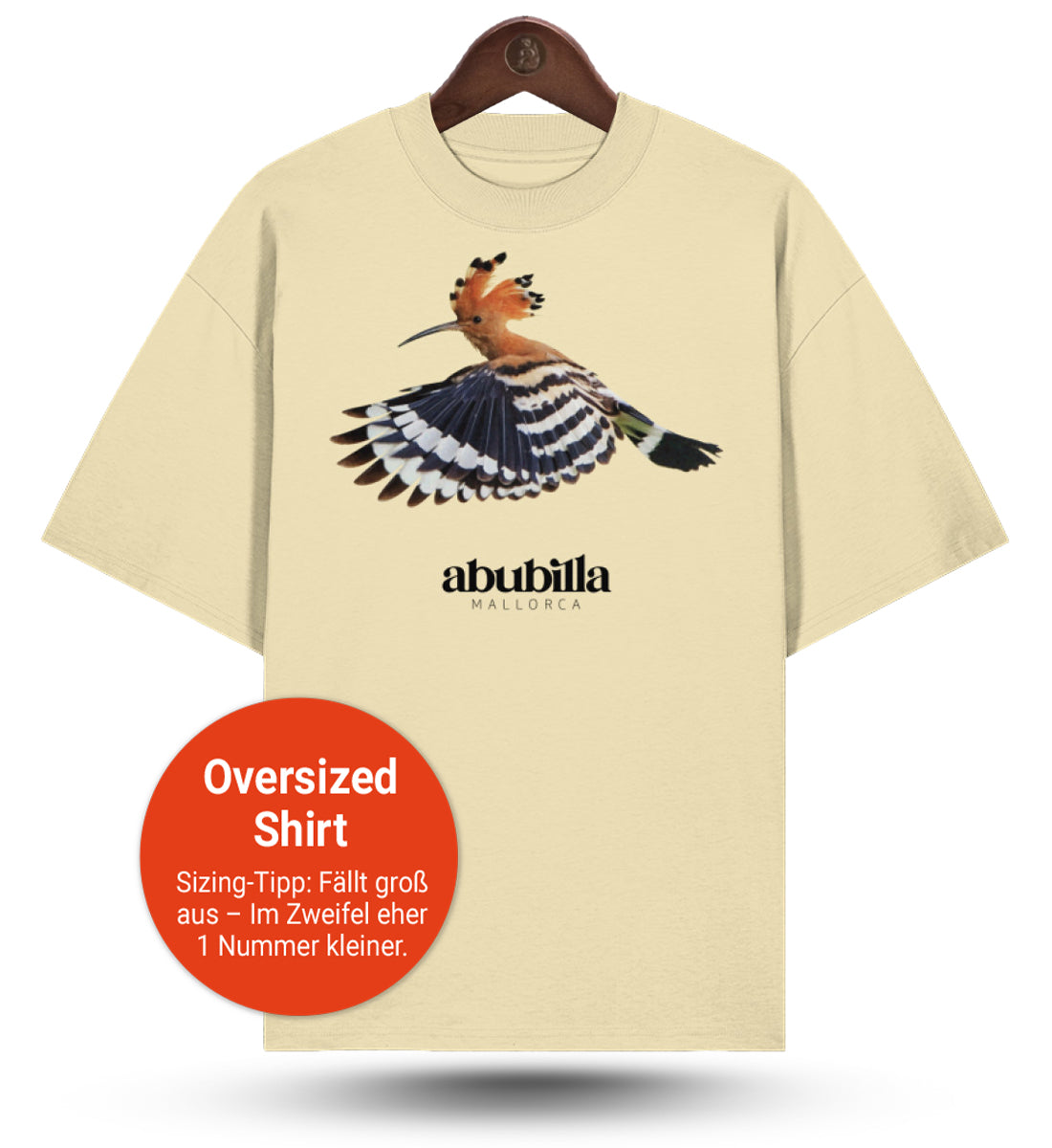 Abubilla Oversized Shirt Natural Raw