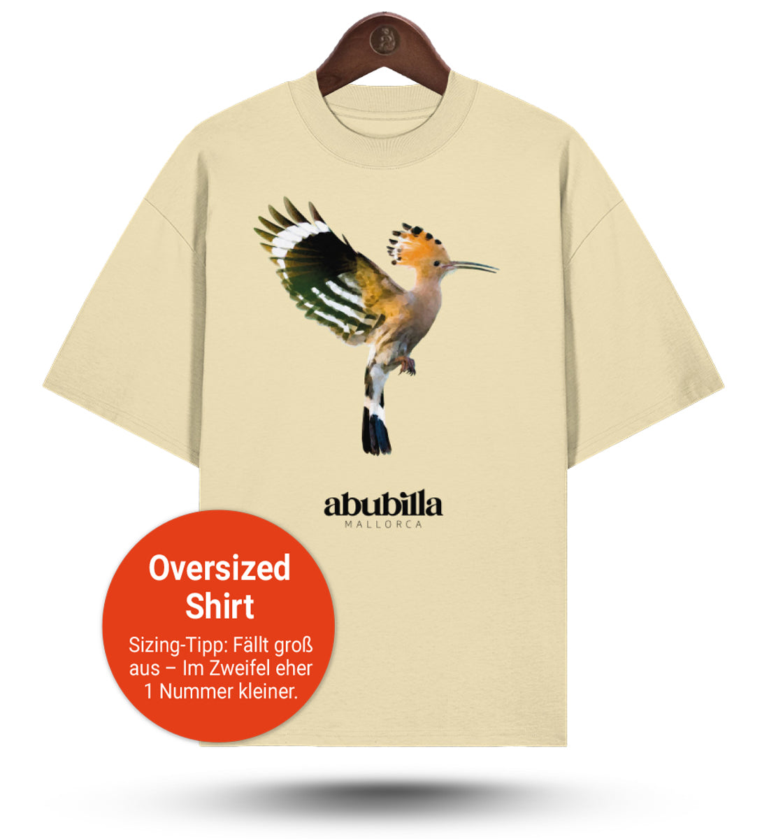 Abubilla Oversized Shirt Natural Raw