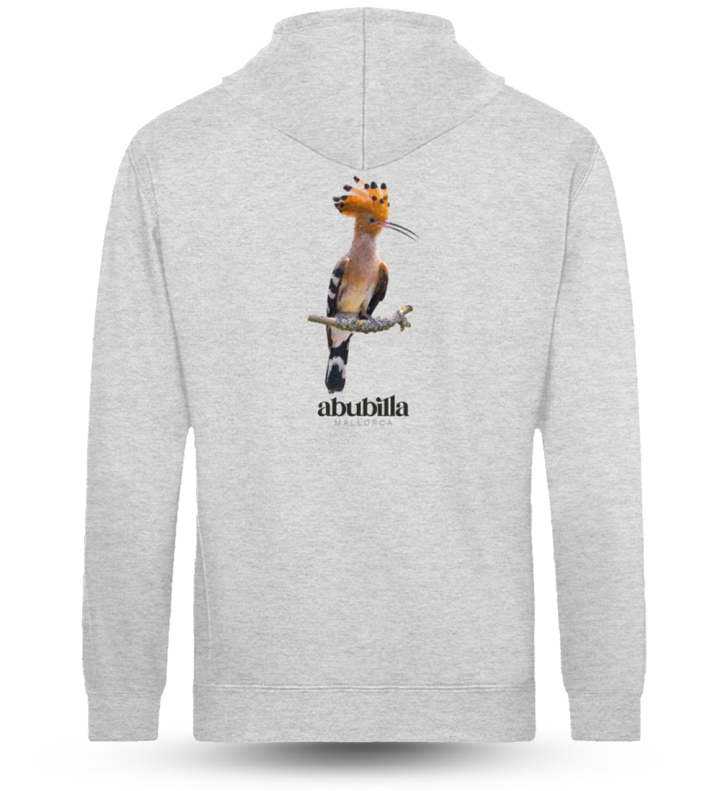 Abubilla Unisex Hoodie Heather Grey